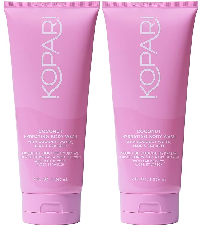 Kopari Hydrating Body Wash - Non-Toxic Paraben Free Gluten Free &amp Cruelty Free - Made with Organic Coconut Oil - 9 oz 2 Pack