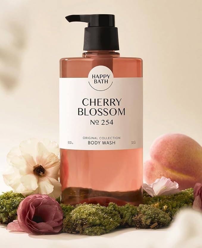 ZEESOON Happy Bath Original Collection Body Wash No 254 mild PH formula Cherry Blossom (910g 32 oz)
