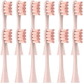 24PCS Replacement Brush HeadsCompatible for X/X PRO/ Z1/ F1/ One/Air 2 /SE Sonic Electric Toothbrush Soft Bristle Nozzles(24pcs Pink)