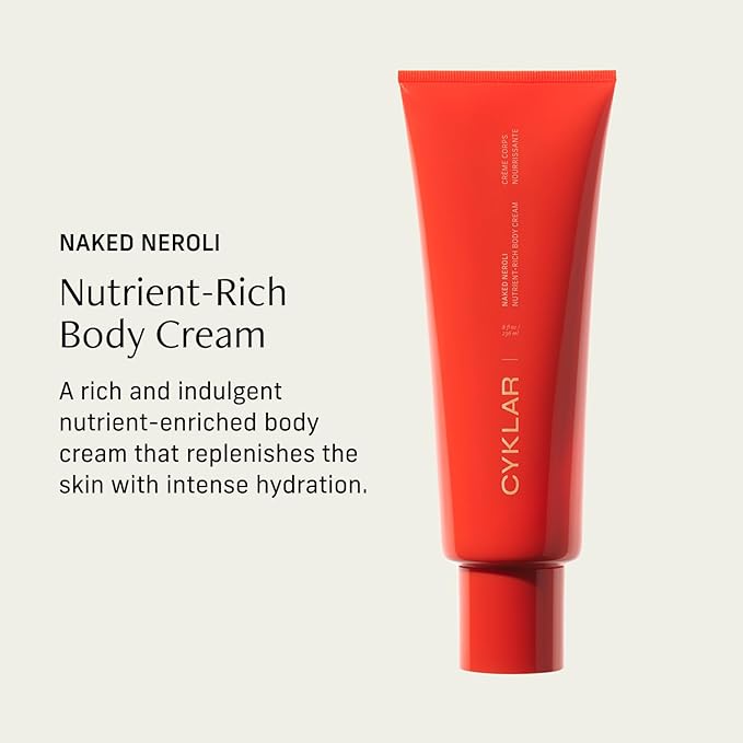 CYKLAR - Nutrient Rich Body Cream - Sensorial Body Wash - Bundle - Naked Neroli Fragrance