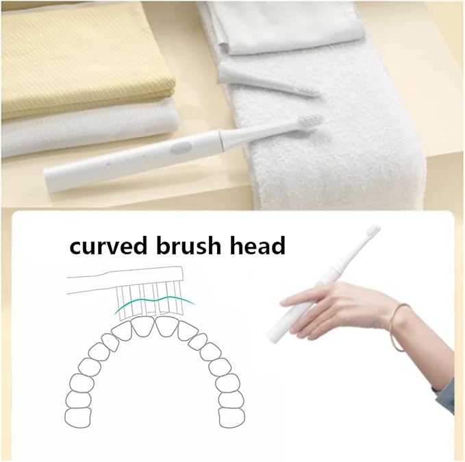 8PCS Compatible for XIAOMI MIJIA T100 Replacement Brush Heads Sonic Electric Toothbrush Vacuum Soft Bristle Suitable Nozzles(8Pink)