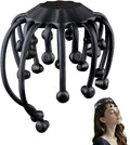 Head Massager Scalp Electric with Bluetooth Function 360° Electric Head Massager Rechargeable 4 Modes Electric Octopus Scalp Massager Portable Long Battery Life Scalp Stress Relax Massage Tool