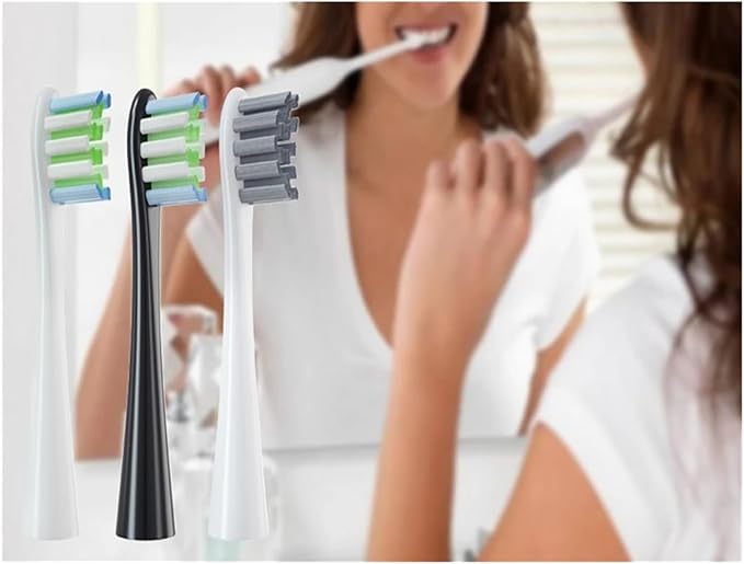 16 Pcs Electric Toothbrush Replacement HeadsCompatible for X/X PRO/ Z1/ F1/ One/Air 2 / SE Soft Bristle Tooth Brush Head