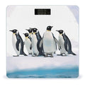 Penguins Weight Scale Digital Electronic Scales Bathroom Scale Larg LCD Backlight Display High Precisio MeasurementsTempered Glass