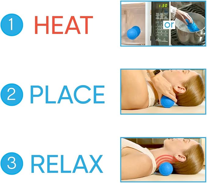Dr. Cohen’s Deep Tissue Massage Roller-acuBack Heatable Massage Roller - Better Than Any Foam Roller for Exercise Massage and Muscle Recovery- Physical Therapy Back Roller Muscle Massager Tool
