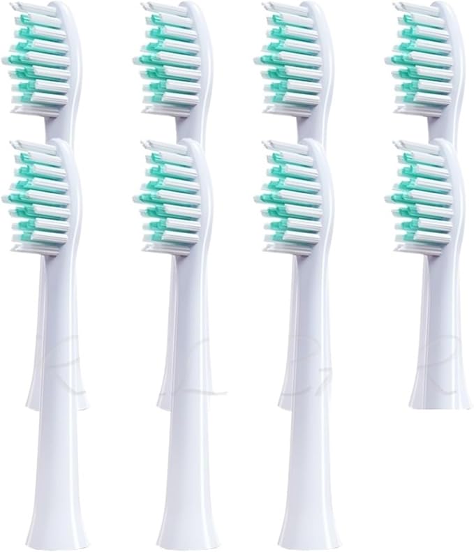 Replacement Toothbrush HeadCompatible for Bair G1/G3/X1/X3/X1Splus/X5/X9/X12/G5 Brush Head Deep Cleaning Vacuum(8PCS Green)