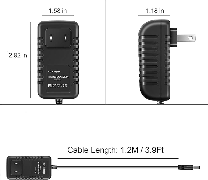 25V AC Adapter Compatible with Roysmart Massage Gun Muscle Massager Deep Tissue Power Supply