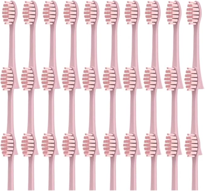 20/50/100 Pieces Toothbrush Heads Compatible for Apiyoo P7/Y8/SVP/Moon Electric Heads Vacuum Bristle Nozzle(50Pink)