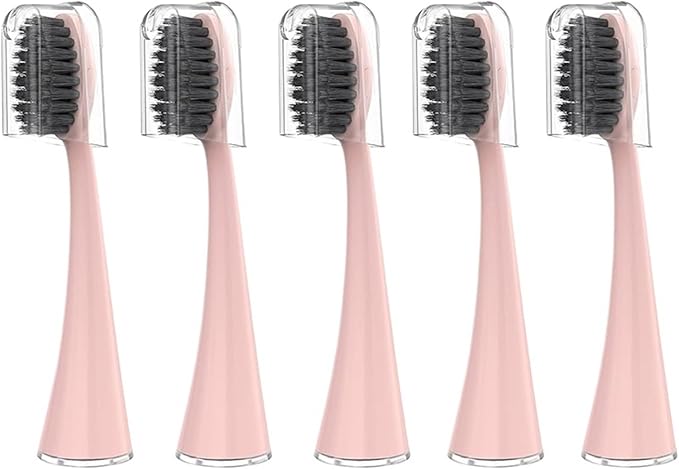 5/10pcs Compatible for Electric Toothbrush Head(5pcs Pink)