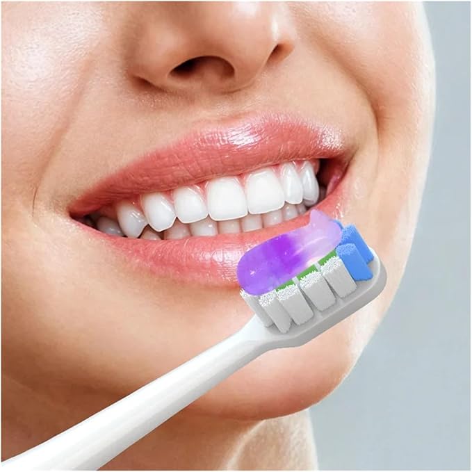 8pcs Toothbrush Replacement Brush Head Compatible for SN-P1 Bright White(Style E)