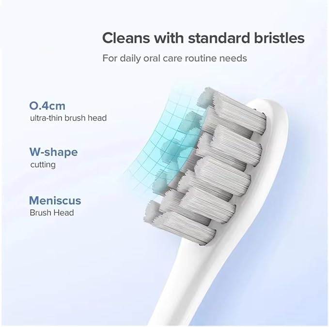 Compatible for Electric Toothbrush Brush Heads for X Pro Elite Flow Z1 X10 E1 Air 2 All Series Smart(Oclean P1C9 2PCS)