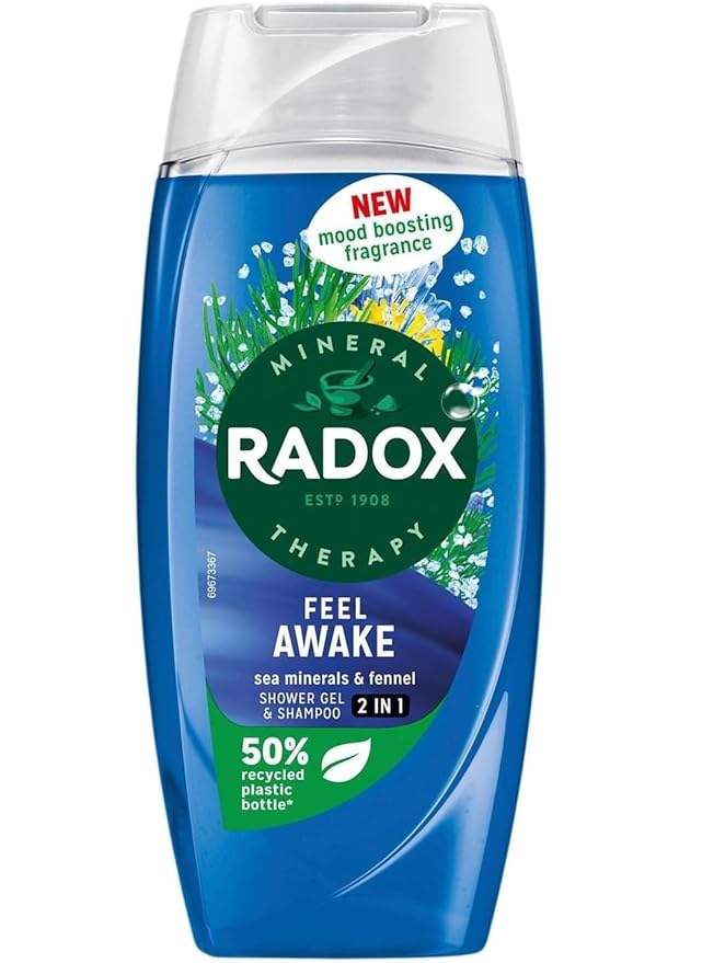 Radox Feel Awake for Men 2 in 1 Shower &amp Shampoo (225ml x 1)