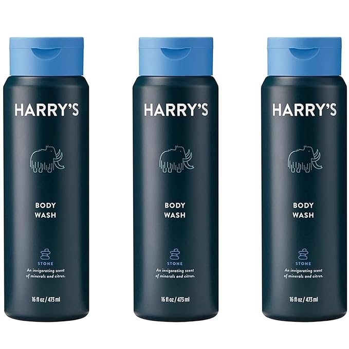 Harry�s Men�s Body Wash Stone Scent 16 Fluid Ounce (Pack of 3)