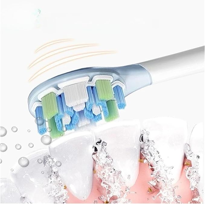 3PCS Replacement Brush Heads Compatible for Electric Toothbrush