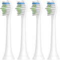 4pcs Replacement Brush HeadCompatible for PH Sonic Care Diamondclean Electric Toothbrush(4 White)