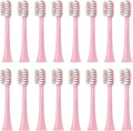 Replacement Toothbrush HeadsCompatible for Hyundai X100/Sarmocare S100 S200 S600 S700 S800 S900 S710 S820 S910(16pcs Pink)
