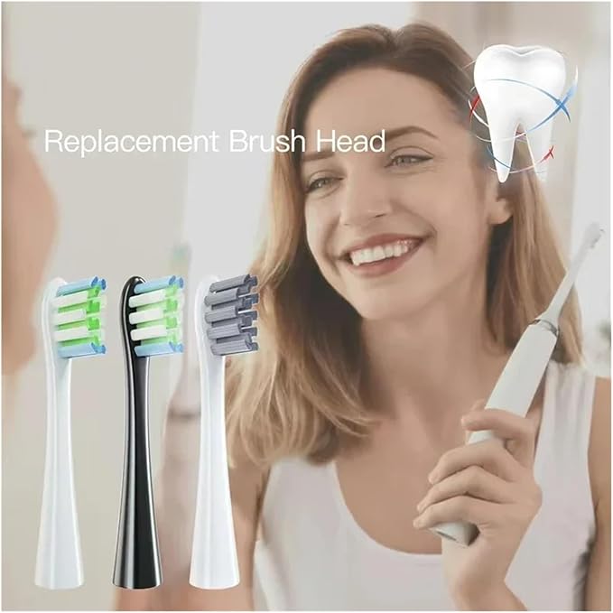 Replacement Brush Heads Compatible for Oclean X/X PRO/ Z1/ F1/ One/Air 2 /SE Sonic Electric Toothbrush Head Soft Bristle Nozzles(16 WGreen)