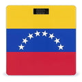 Flag of Venezuela Scale for Body Weight High Precision Digital Weight Scales with LCD Display Anti-Slip Sturdy Slim Tempered Glass Bathroom Scale for Home Use