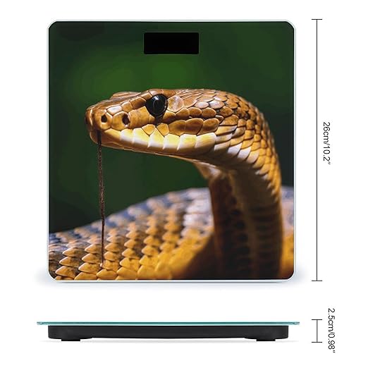 Cobra Snake Smart Scale for Body Weight Accurate Bathroom Scale with LED Display Digital Weight Scales Weighing Machine High Precision Scales for Bath Home
