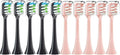 Replacement Brush Heads Compatible for X3 X5 V1 X3U 5-10pcs Bristle Toothbrush Sealed Packed(5black 5pink)