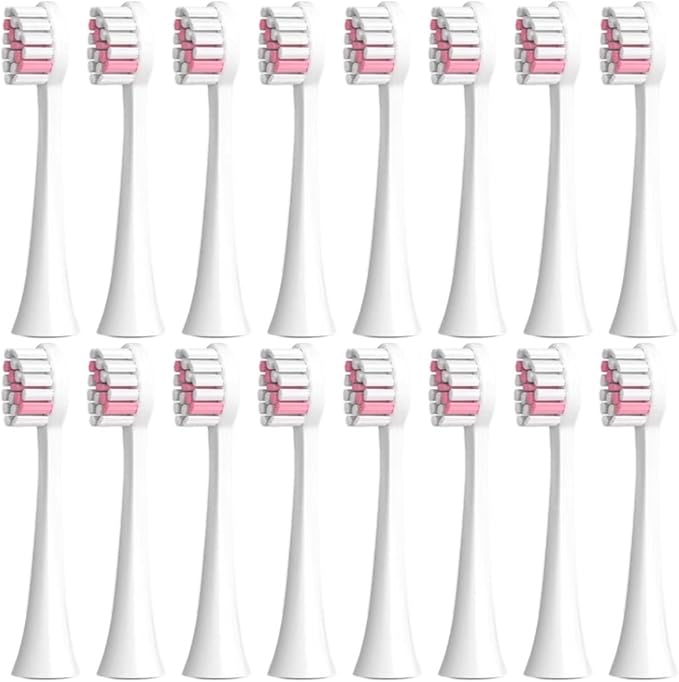 Toothbrush Replacement Heads Compatible for 2725/S2/S5/SX/SG972 Y7 Brush Nozzle16PCS(16Pink)