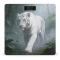 Foggy Forest Shadow Weight ScaleClear LED Display Bathroom Digital Weighing ScaleTempered Glass Digital Bathroom Scale for Body Weight Capacity Up to 400 Lbs