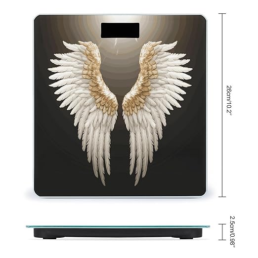 Angel Wing Scale for Body Weight Smart Scales Digital Bathroom Scale High Precision Weighing Scales with Large Display Weighing Machine for People