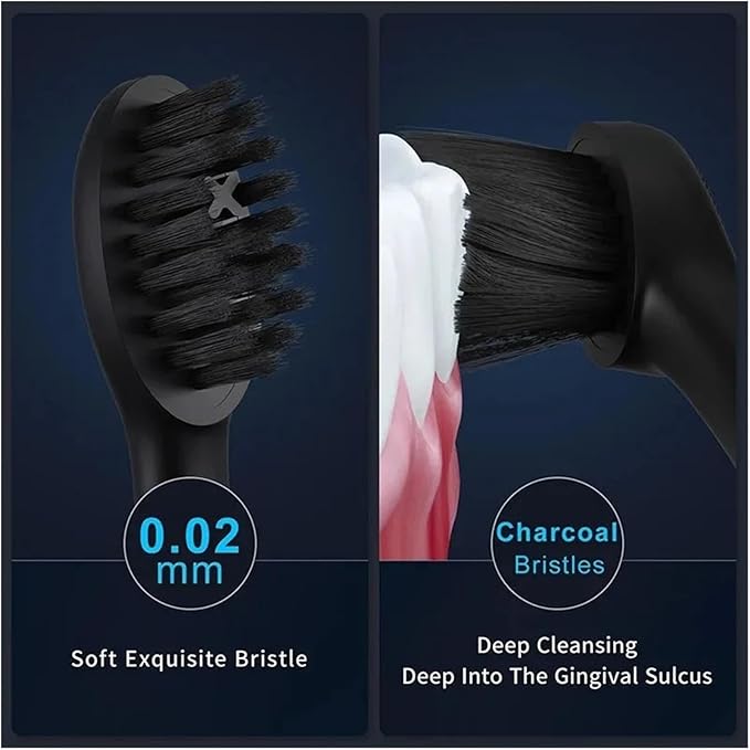 Compatible for Seago SG-540 Replacement Toothbrush HeadsCleaning Deep Tooth Gaps Suitable for(4WHITE)