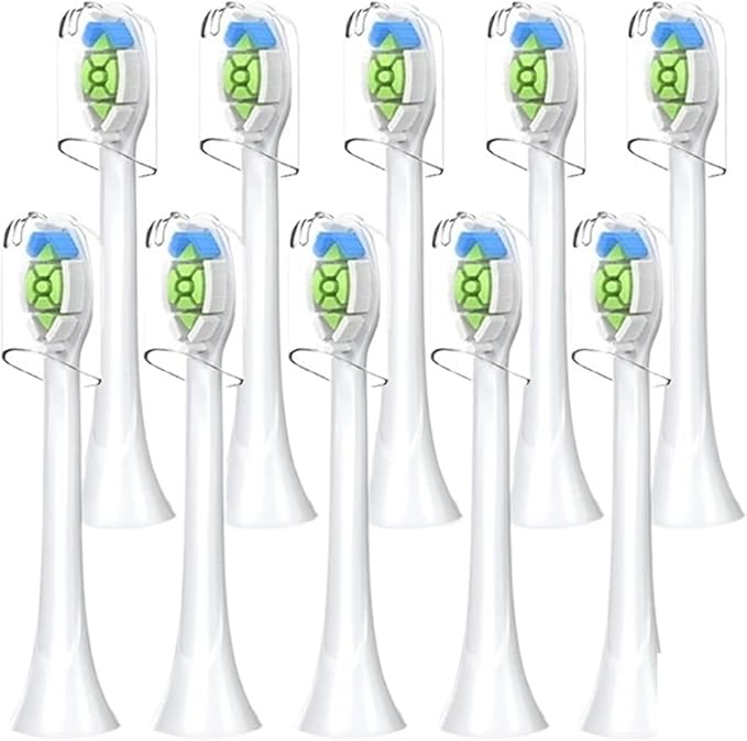 Replacement Brush HeadsCompatible for HX3226/HX3216/HX6930/HX6730/HX6530/HX9093/HX9360 Electric Toothbrush(Gray)