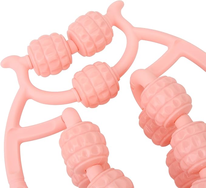 Leg Clamps Circle Roller Portable 15 Wheel Massage Roller for Arm