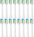 Replacement Toothbrush Heads Compatible for E10/E10C/E10S/F10 16PCS(16white)