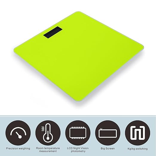 Smart Scale for Body Weight Automatic Switch Digital Bathroom Weighing Scale Fluorescent Color
