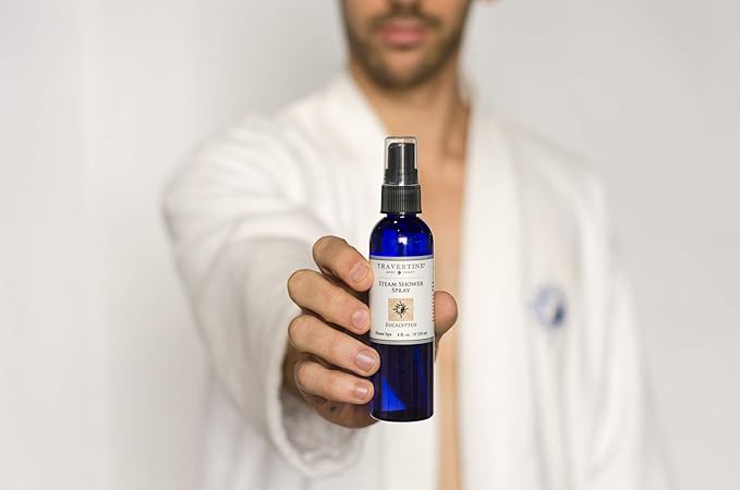 Travertine Spa Steam Shower Spray 4oz (2 Pack)