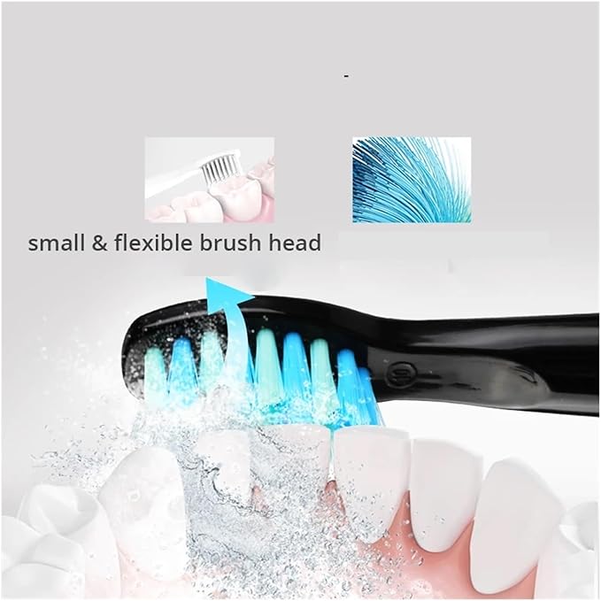 Compatible for Replacment Tooth Brush Head Electric Toothbrush Heads Comfortable Soft Bristle SG-507B/908/909/917/610/659/719(Red)
