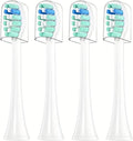 4/8/12/16Pcs Replacement Toothbrush HeadsCompatible for Philips Replacement Electric Brush Head 4100 6500 6100 7500 5300 1100(4pcs Green)