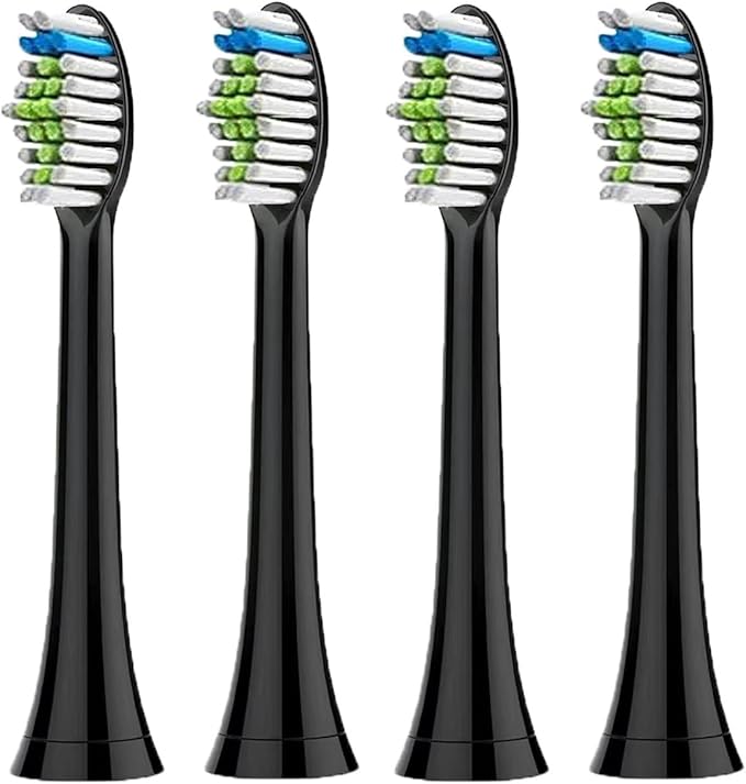 Replacement Brush Head Compatible for PH Electric Toothbrush(Black)
