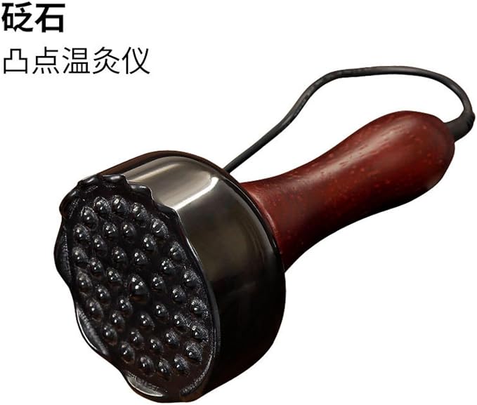 泗滨砭石温按摩仪 Hot Stones Massage Set 背部刮痧温按摩罐 刮痧按摩仪 Hot Stones Massage Set 器 HomeOffice Body Electric Massagers