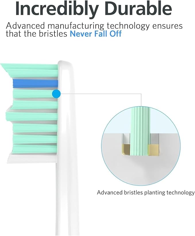 1/4/6Pcs Replacement Toothbrush HeadsCompatible for PH Sonic Care E-Series 7022(6Pcs)