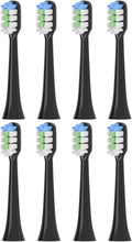 Compatible for SN-P1 Toothbrush Replacement Brush Head(8pcs)(Dark Grey)
