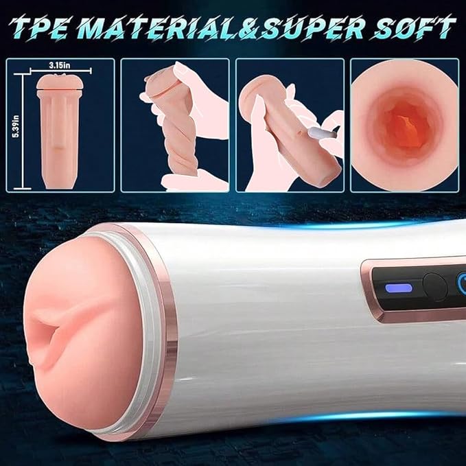 Male Masterburbatar Hands Free with 10 Viboators Sucking Automatic Male Mastusbafor Tight Sleeve Hoodies Pocket Puzzy Silicone Electric Massager PWO4