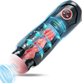 Male Masterburbatar Hands Free with 9 Thrusting Vibration Sucking Modes Automatic Male Mastusbafor Silicone Sleeve Hoodies Pocket Puzzy Tight Viboators Silent Electric Massager Machine PWO05