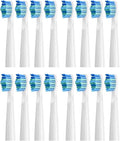 Compatible for Bitvae D2 Electric Toothbrush Replacement Heads 8/16pcs(White 16pcs)