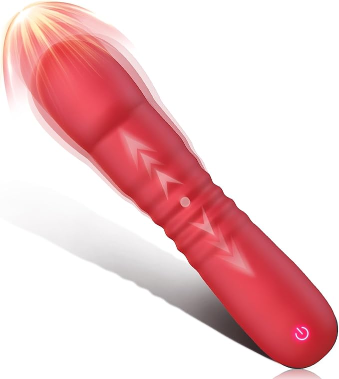 Portable Vibrating Massager -Clitioral Sucker Relaxes Muscles Viboators Toy 7 Modes Couples - for Body and Back Foot Silent Personal for Sports Massage Adult Tools Relaxation 1104Q4 (red)