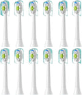 8/12pcs Replacement Toothbrush Heads Compatible for Philips Sonicare Electric Brush Head 4100 6500 6100 7500 5(12pcs White)