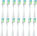 14 PCSCompatible for X3S Replacement Toothbrush Heads X3U/X3Pro/D2/ D3S/D5 Electric Tooth Brush Soft Bristle Nozzles(14 White)