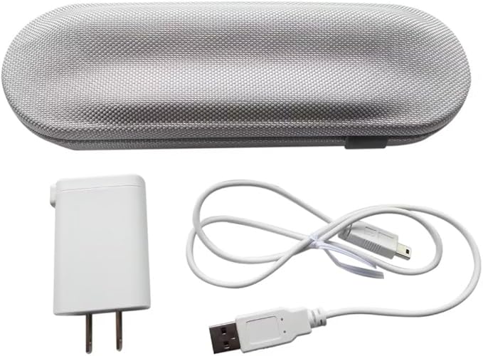 HX9210 Travel Charger Case w/AC Charger+USB Cable Replacement for Philips Sonicare DiamondClean Sonic Toothbrush HX9382HX9372HX9362HX9360(Gray-White)