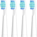 SG-D010 Replacement Brush Heads for SG-575 SG-958 and SG-551 Electric Toothbrush - Soft Bristles 4-Pack Deep Clean(SG-D010White)