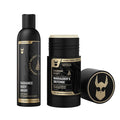 Men's Body Wash &amp Natural Deodorant Bundle by The Beard Struggle - Leaves Refreshed &amp Moisturized All Day Long - Gold Collection - Asgardian Secret