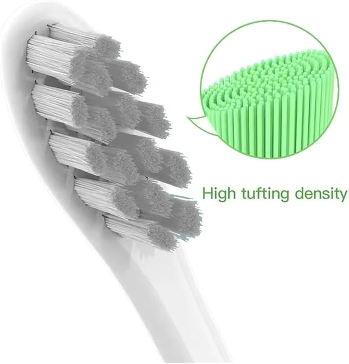 6PCS Replacement HeadsCompatible for Oclean Flow/X/X PRO/ Z1/ F1/ One/Air 2 /SE Brush(A)