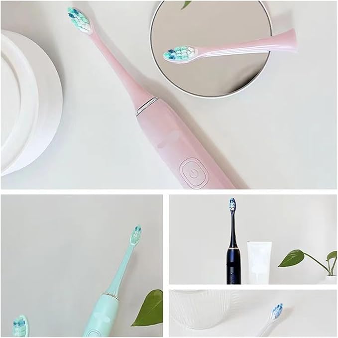 10pcs Replacement Toothbrush HeadsCompatible for SOUNESS SN903/SN901/905/601/SN801/SN810/SN201/SNK01/ST802/ST903 Nozzle
